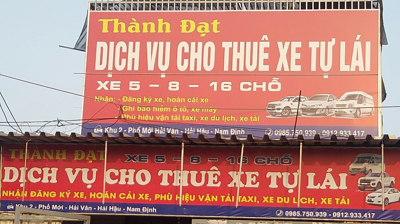 Dịch Vụ Xe Tự Lái Giao Long Giao Thủy Nam Định