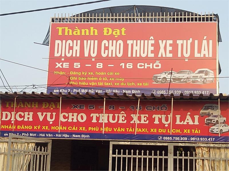 Thuê Xe Tự Lái Xã Hải Chính Hải Hậu Nam Định