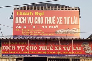 Thuê Xe Tự Lái Xã Hải Ninh Hải Hậu Nam Định